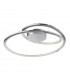 Plasencia Integrated LED Semi Flush Light Chrome Aluminium LED 27W 1890Lm 3000K-1