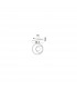Plasencia Integrated LED Semi Flush Light Chrome Aluminium LED 27W 1890Lm 3000K-4