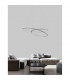 Plasencia Integrated LED Pendant Ceiling Light Chrome Aluminium LED 34W 2400Lm 3000K-2