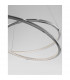 Plasencia Integrated LED Pendant Ceiling Light Chrome Aluminium LED 34W 2400Lm 3000K-4