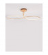 Fungo Integrated LED Semi Flush Light Gold Leaf Aluminium LED 47W 2630Lm 3000K-2