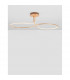 Fungo Integrated LED Semi Flush Light Gold Leaf Aluminium LED 47W 2630Lm 3000K-3