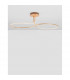 Fungo Integrated LED Semi Flush Light Gold Leaf Aluminium LED 47W 2630Lm 3000K-4
