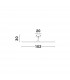 Fungo Integrated LED Semi Flush Light Gold Leaf Aluminium LED 47W 2630Lm 3000K-8