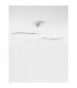 Fungo Integrated LED Semi Flush Light Chrome Aluminium LED 47W 2630Lm 3000K-4