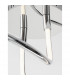 Fungo Integrated LED Semi Flush Light Chrome Aluminium LED 47W 2630Lm 3000K-6