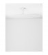 Fungo Integrated LED Semi Flush Light Sandy White Aluminium LED 47W 2630Lm 3000K-3