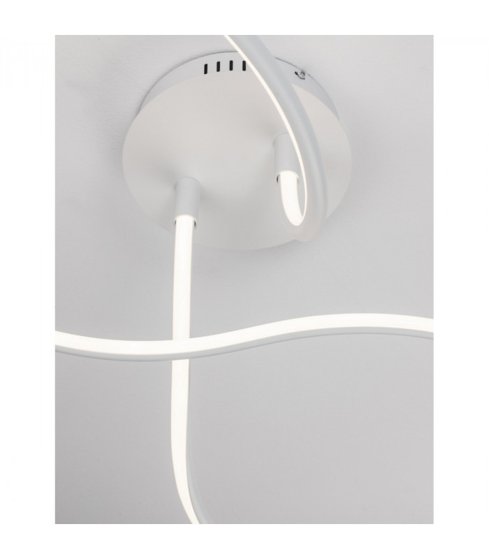 Fungo Integrated LED Semi Flush Light Sandy White Aluminium LED 47W 2630Lm 3000K-7