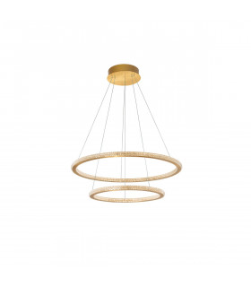 Cilion Integrated LED Pendant Ceiling Light Brass Gold Aluminium LED 56W 3555Lm 2926K-1