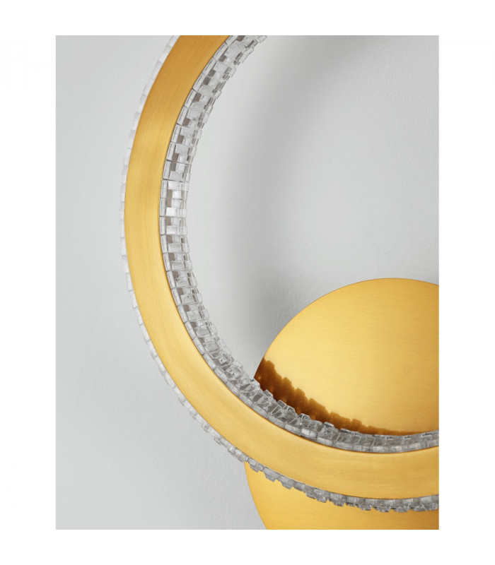 Cilion Integrated LED Wall Lamp Brass Gold Aluminium LED 19W 1292Lm 2925K-3