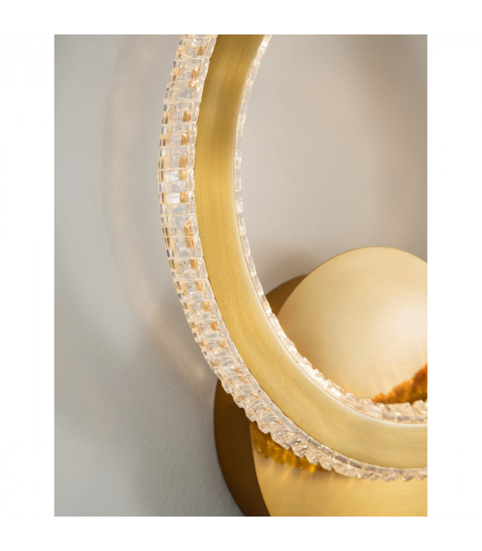 Cilion Integrated LED Wall Lamp Brass Gold Aluminium LED 19W 1292Lm 2925K-4