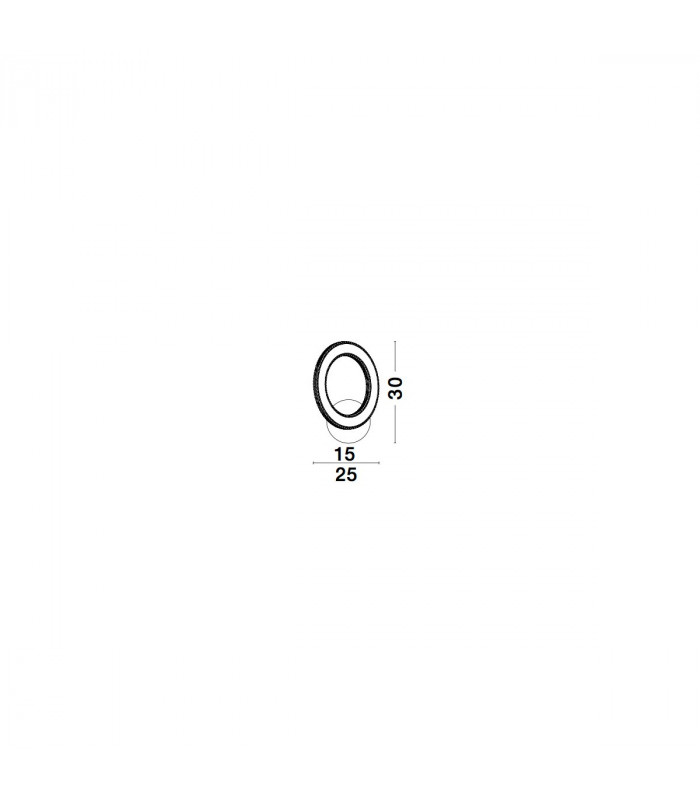 Cilion Integrated LED Wall Lamp Brass Gold Aluminium LED 19W 1292Lm 2925K-5
