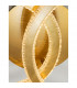 Cilion Integrated LED Semi Flush Light Brass Gold Aluminium LED 48W 3036Lm 2928K-4