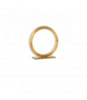 Cilion Integrated LED Table Lamp Brass Gold Aluminium LED 20W 1276Lm 2953K-1