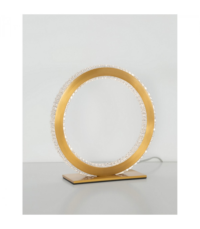 Cilion Integrated LED Table Lamp Brass Gold Aluminium LED 20W 1276Lm 2953K-3