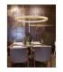 Fiore Integrated LED Pendant Ceiling Light Antique Gold Brass Aluminium LED 80W 4452Lm 3000K-3