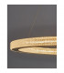 Fiore Integrated LED Pendant Ceiling Light Antique Gold Brass Aluminium LED 80W 4452Lm 3000K-4