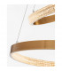 Preston Integrated LED Pendant Ceiling Light Antique Gold Brass Aluminium LED 60W 3113Lm 3000K-6