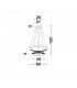 Preston Integrated LED Pendant Ceiling Light Antique Gold Brass Aluminium LED 60W 3113Lm 3000K-7
