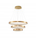 Preston Integrated LED Pendant Ceiling Light Antique Gold Brass Aluminium LED 112W 4731Lm 3000K-1