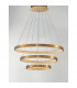 Preston Integrated LED Pendant Ceiling Light Antique Gold Brass Aluminium LED 112W 4731Lm 3000K-4