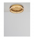 Fiore Integrated LED Semi Flush Light Antique Gold Brass Aluminium LED 40W 2139Lm 3000K-4