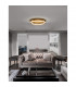 Fiore Integrated LED Semi Flush Light Antique Gold Brass Aluminium LED 60W 3530Lm 3000K-2