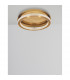 Fiore Integrated LED Semi Flush Light Antique Gold Brass Aluminium LED 60W 3530Lm 3000K-3