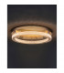 Fiore Integrated LED Semi Flush Light Antique Gold Brass Aluminium LED 60W 3530Lm 3000K-5