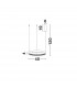 Preston Integrated LED Pendant Ceiling Light Antique Gold Brass Aluminium LED 25W 1800Lm 3000K-3