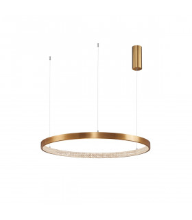 Preston Integrated LED Pendant Ceiling Light Antique Gold Brass Aluminium LED 50W 2727Lm 3000K-1