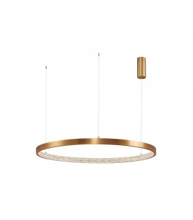 Preston Integrated LED Pendant Ceiling Light Antique Gold Brass Aluminium LED 60W 4030Lm 3000K-1