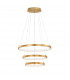 Leon Integrated LED Pendant Ceiling Light Golden Leaf Aluminium Adjustable LED 83W 4980Lm 3000K-1