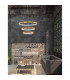 Leon Integrated LED Pendant Ceiling Light Golden Leaf Aluminium Adjustable LED 83W 4980Lm 3000K-2