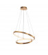 Leon Integrated LED Pendant Ceiling Light Golden Leaf Aluminium Adjustable LED 65W 3900Lm 3000K-3