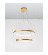 Leon Integrated LED Pendant Ceiling Light Golden Leaf Aluminium Adjustable LED 65W 3900Lm 3000K-4