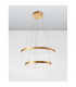 Leon Integrated LED Pendant Ceiling Light Golden Leaf Aluminium Adjustable LED 65W 3900Lm 3000K-5