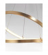 Leon Integrated LED Pendant Ceiling Light Golden Leaf Aluminium Adjustable LED 65W 3900Lm 3000K-6