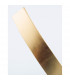 Leon LED Integrated Floor Lamp Golden Leaf Aluminium LED 28W 1700Lm 3000K-4