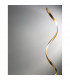Leon LED Integrated Floor Lamp Golden Leaf Aluminium LED 28W 1700Lm 3000K-6
