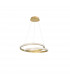 Grania Integrated LED Pendant Ceiling Light Dimmable Matt Gold Aluminium LED 25W 1900Lm 3000K-1
