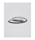Grania Integrated LED Pendant Ceiling Light Dimmable Sandy Black Aluminium LED 25W 1900Lm 3000K-3
