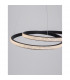 Grania Integrated LED Pendant Ceiling Light Dimmable Sandy Black Aluminium LED 25W 1900Lm 3000K-5