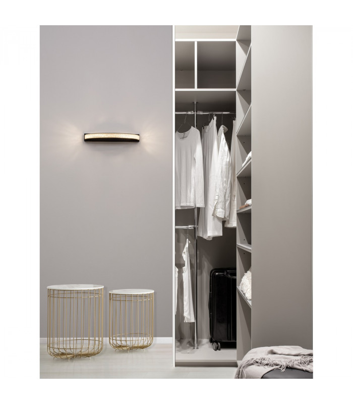 Grania Integrated LED Wall Lamp Sandy Black Aluminium LED 6.5W 400Lm 3000K-2
