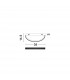 Grania Integrated LED Wall Lamp Sandy Black Aluminium LED 6.5W 400Lm 3000K-6