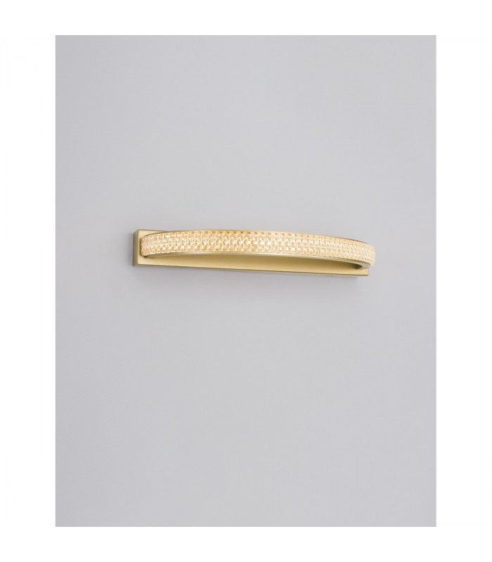 Grania Integrated LED Wall Lamp Matt Gold Aluminium LED 6.5W 400Lm 3000K-4