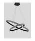 Nager Integrated LED Pendant Ceiling Light Dimmable Sandy Black Aluminium LED 45W 2737Lm 3000K-3