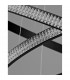 Nager Integrated LED Pendant Ceiling Light Dimmable Sandy Black Aluminium LED 45W 2737Lm 3000K-5
