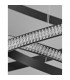 Nager Integrated LED Pendant Ceiling Light Dimmable Sandy Black Aluminium LED 62W 3586Lm 3000K-3