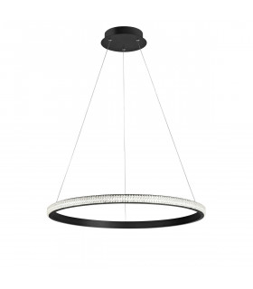 Nager Integrated LED Pendant Ceiling Light Dimmable Sandy Black Aluminium LED 29W 1684Lm 3000K-1